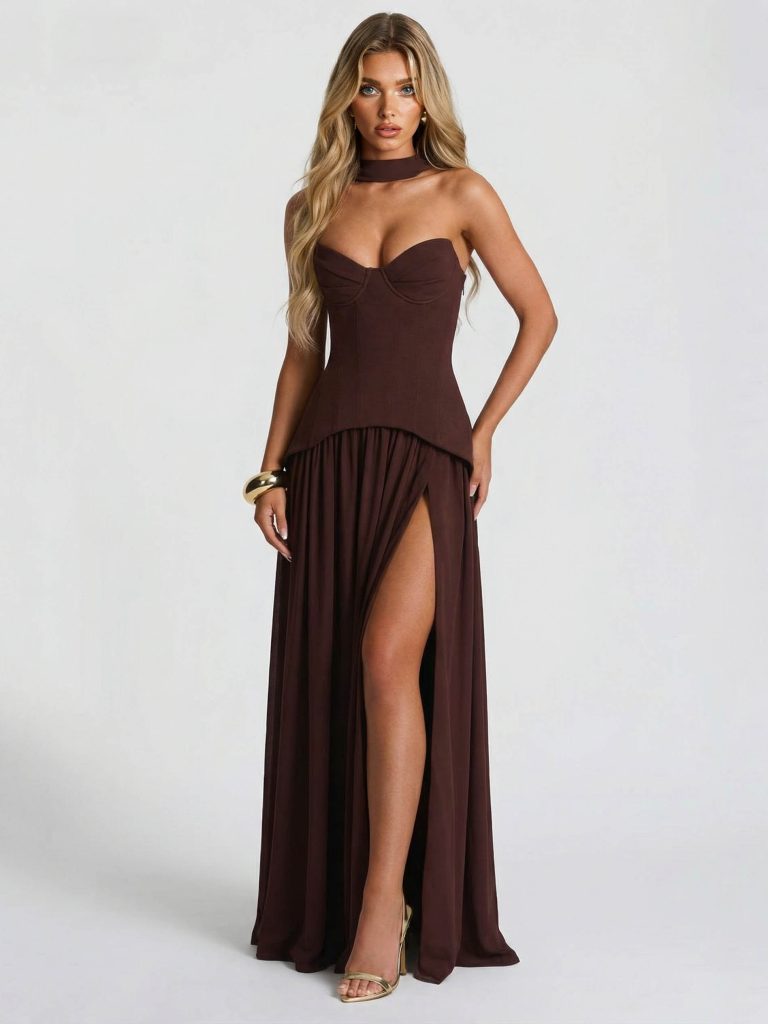 Slit Elegant Maxi Dress