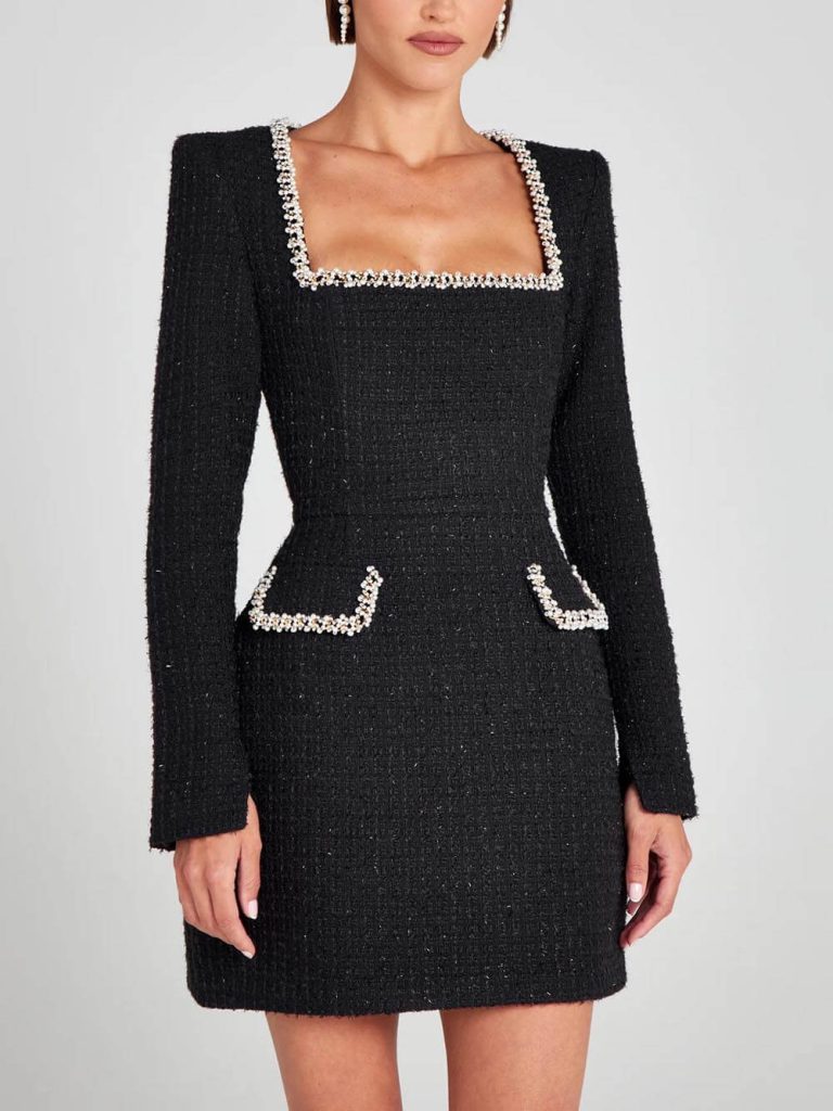 Slit Mini Dress