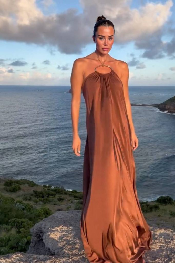 Halter Backless Maxi Dress